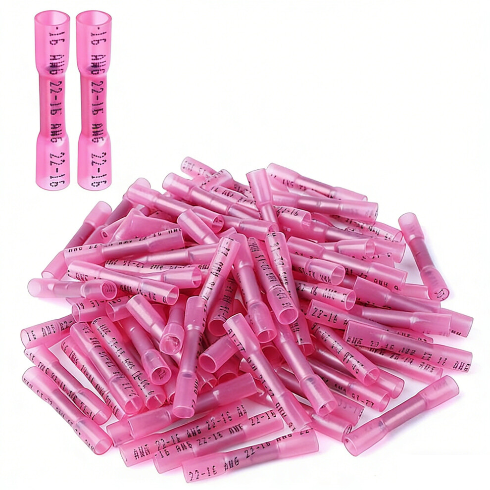 Shrinkable Butt Connectors Insulated Wire Linkers Squeeze-Red 7754001496043
