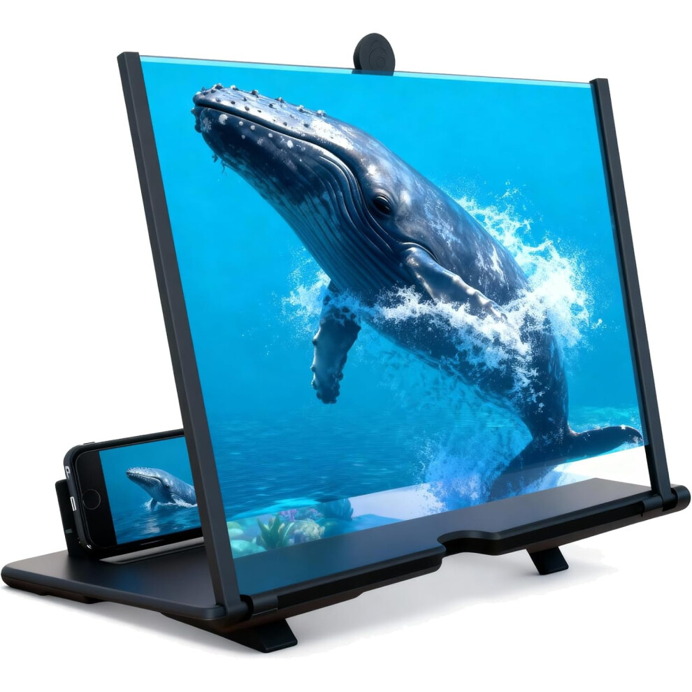 2026 Ultra HD 10â18" Foldable 3D Screen Magnifier for Phones â Compatible with Smartphones