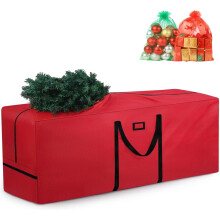 Sac de rangement pour sapin de Noël de 2,3 m (7,5 pi) – Oxford 600D, poignées renforcées et double fermeture éclair, convient aux sapins