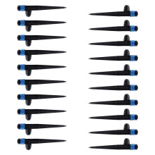 20 stuks Plastic Sprinkler voor Yard-Enkele slotveer
