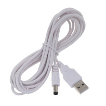 Câble de charge USB 2.0 vers 5 V CC pour routeur (USB vers câble de charge 5,5 x 2,5 mm).