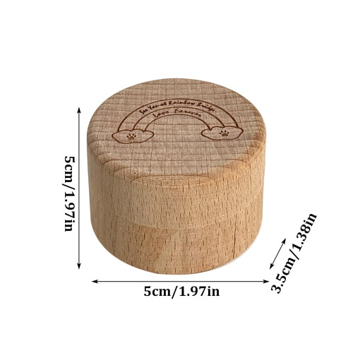 Zahn-Erinnerungsbox aus Holz für Kinder mit Deckel 2