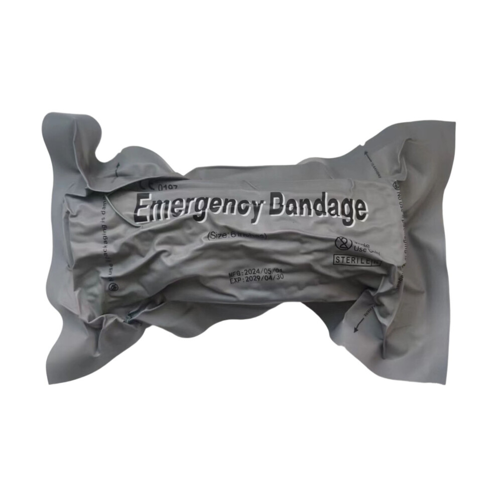 6 Inch Wound Bandage Hemostatic Cloth Bandage For Emergency Medical Use And Injury Care