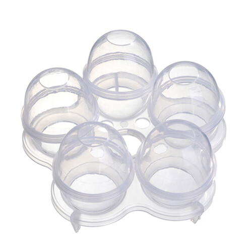 Egg Cooking Hard Boil Egg Tools Mold Mould Without Shells 5 Eggs Boiled Egg Cooker Egg Poacher Boiled Egg Maker 5 Pcs