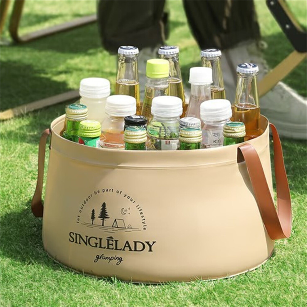 Foldable Outdoor Water Bag Bucket, 12L Portable Camping Bucket With Handles Â Food-Safe Storage & Cleaning 9027700965102