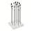 Handgefertigter Modell-Malständer-10 gummibeschichteter Stahl 3