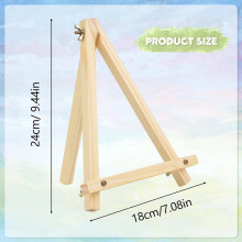 Wooden tabletop easel 9 inch 16 pack