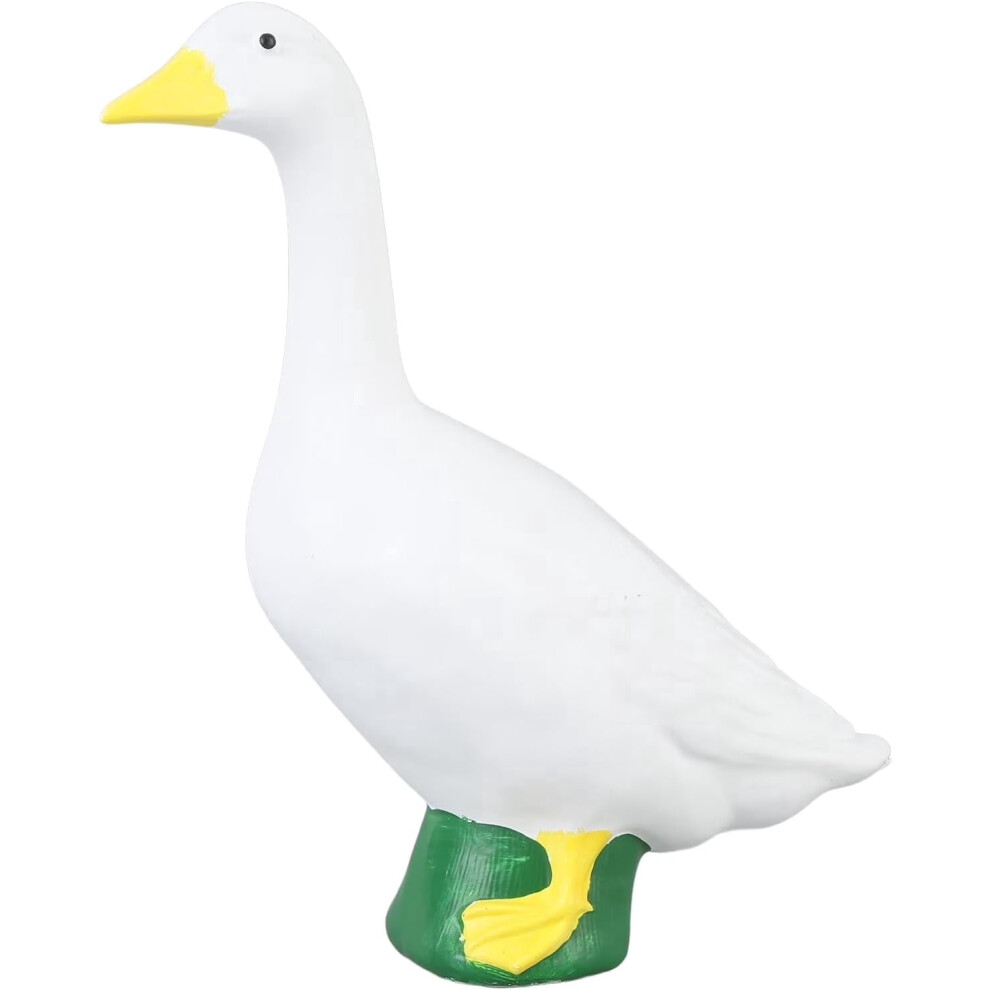 Goose Statue, Large Geese Garden Statues, Resin Porch Goose Wild Goose Outdoor Lawn Statue Art Decor Ornament For Home Decor Housewarming Gifts White