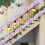 Roze metallic slinger van lametta, 5 meter 5
