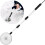 Ice Fishing Scoop Adjustable Long Handle Metal 1pc 1