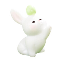 Mini figurine Iepuraș de Paște din rășină, 2 buc.