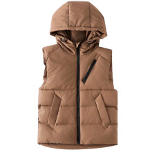 Puffer Vest Hooded Sleeveless Lightweight Outerwear Vests Winter Clothes Girls Vest Size 5-6 Years