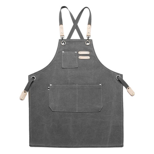 Kids Canvas Apron Waterproof Adjustable for Cooking