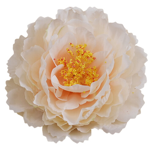 Broche de flor de peônia rosa para mulheres, 13 x 13 cm (5,1 x 5,1 polegadas), 1 peça.