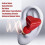 Heart Shape Wireless Noise-Cancelling Earbuds, Bluetooth5.3, LED Touch Control, Charging Case, Mic — Compatible with iOS/Android 2