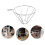 Coffee Cone Filter Dripper Stainless Steel Silver Tools for Coffee Enthusiasts 1Pack 1