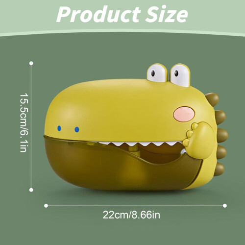 Automatic Bubble Machine with Music & Suction Base – Rotating Blower for Toddlers, Compatible with Bathtime/Outdoor Play 2