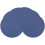 Runde Platzsets, 6er-Set, Segelblau, 38 cm, Baumwoll-Polyester 1