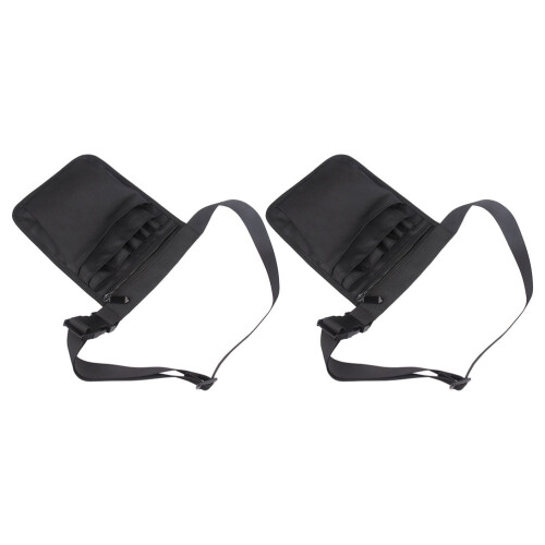 Midjeväska Svart Lätt Medicinsk Organizer 2-pack