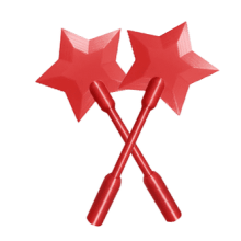 3D Printed Tap to Pay Wand - Magic Contactless Star Tip Card Holder, 14 Inch Tap to Pay Novelty for Shopping, Events & Unique Fantasy Gifts