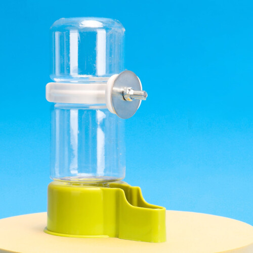 Automatic Bird Water Dispenser No Mess Parrot Feeder Automatic Bird Feeder Rabbit Watering System (B)