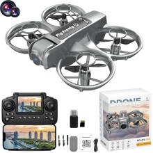 Dron s duálními kamerami a vestavěnou obrazovkou