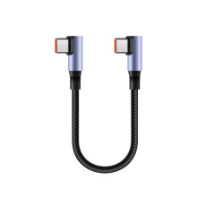 Type C til type C vinklet kabel 15 cm eller 30 cm