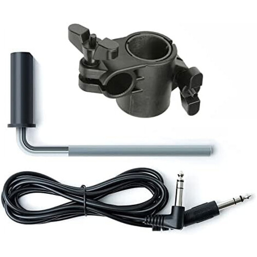 Alesis Nitro Max/Nitro Mesh/Burst/DM Lite Drum Rack Clamp, L-Rod and10ft Trigger Cable Bundle$$Musical Instruments