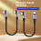 Type C til type C vinklet kabel 15 cm eller 30 cm 5