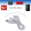 Cable de carga USB 2.0 a DC 5V, cable de carga USB a 5.5 x 2.5 mm 5V para router. 2