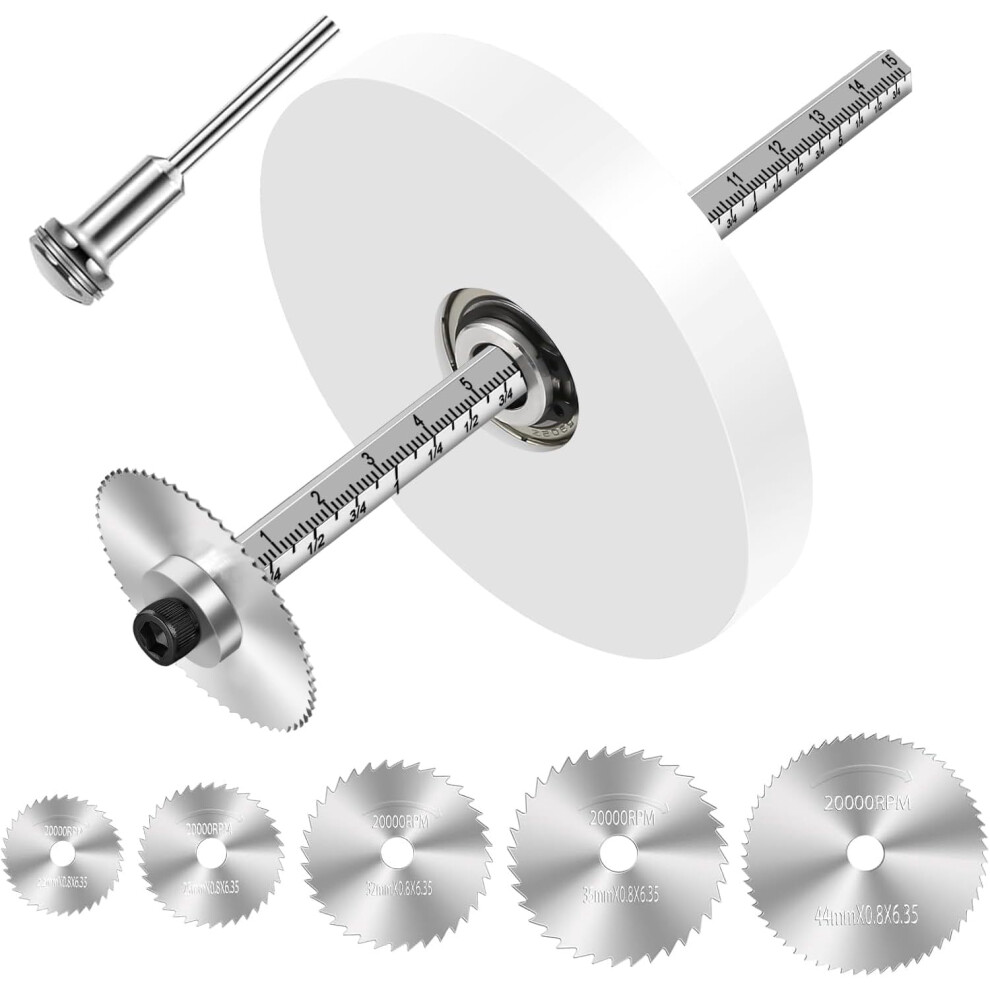 Internal Pvc Pipe Cutter With 4" Scale, Adjustable Depth Gauge, 5 Saw Tooth Blades & 0.315" Hex Key Shaft 9422877814343