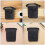 Midjeväska Svart Lätt Medicinsk Organizer 2-pack 6