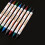 Pearlescent pigment pen double head 10ml 3