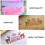 Πακέτο 2 δημιουργικών ξύλινων σφραγίδων με φώκια ελαφιών για χριστουγεννιάτικες 6