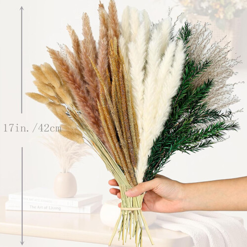 100PCS Dried Plant Arrangement Unique Table Display for 2