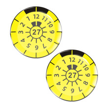 3D Gel Dome-klistermärke för registreringsskylt, 2-pack