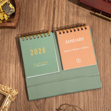 Engelse bureaukalender, dubbelzijdig, met motiverende citaten