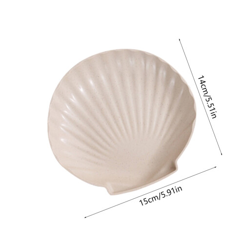 Ελαφριά μίνι πιάτα από άχυρο σίτου, επαναχρησιμοποιήσιμα, κατάλληλα για 2