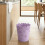 Eco-Friendly Wastebasket Plastic Recycling Bin Purple 7