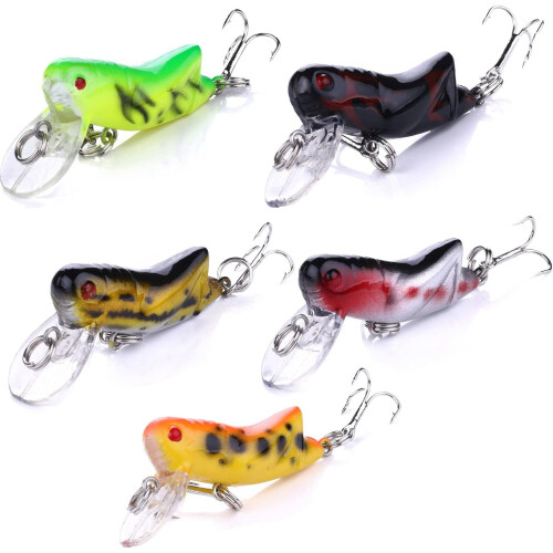 Stück Bionic Grasshopper Crankbait-Köder, 3,5 cm