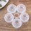 Egg Cooking Hard Boil Egg Tools Mold Mould Without Shells 5 Eggs Boiled Egg Cooker Egg Poacher Boiled Egg Maker 5 Pcs 5