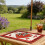 6PCS Heart Pattern Kitchen Dining Mats Fabric Waterproof for-24 6