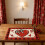 6PCS Heart Pattern Kitchen Dining Mats Fabric Waterproof for-24 7
