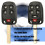 Κέλυφος κλειδιού αυτοκινήτου ABS για Honda Elysion 2011–2013, 5/6 κουμπιά 4