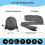 Durag masculino de seda – Cauda longa ajustável, pacote com 3 unidades 3