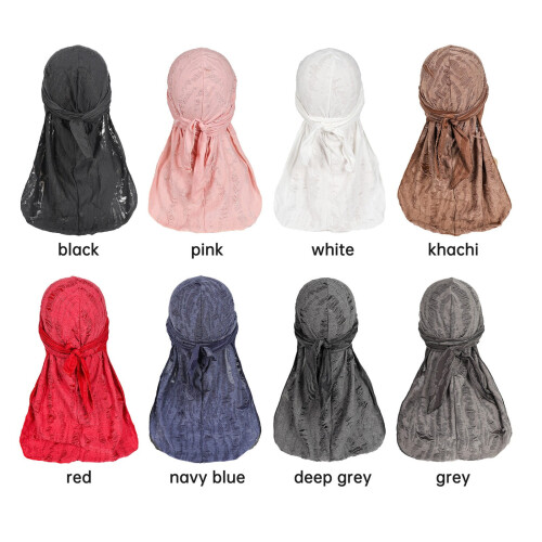 Ανδρικό Silky Durag σετ 3 τεμαχίων – Ρυθμιζόμενο, αναπνεύσιμο 2