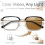 Μαύρα & Χρυσά Ημί-Χαμηλά Γυαλιά Ανάγνωσης Focus Crystal Clear για Άνδρες & Γυναίκες, Γυαλιά 4