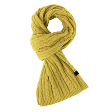 Oversized Long Knit Scarf for Winter Warm and Soft Versatile Wrap for Women and Men Chic Cold Season Layering Yellow