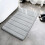 Pack Of 2 Memory Foam Bathroom Mats Soft-Light Grey 50 80cm 5
