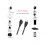 Micro USB extension cable male to female 1m 6